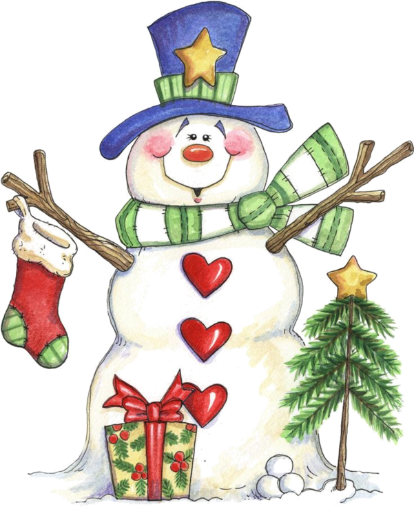 I See A New Sweatshirt Coming My Way - Christmas Snowman Clipart (600x766), Png Download