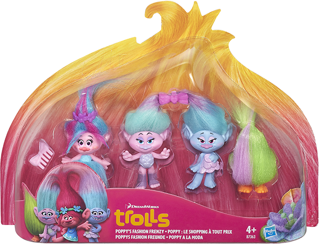 Trolls Troll Town Multi Pack, , Large - Trolls Poppy's Fashion Frenzy (642x492), Png Download