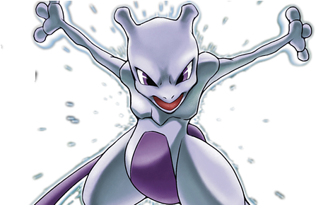 Mewtwo Birthday (550x289), Png Download