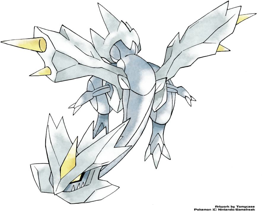 Kyurem Old Sugimori Style By Tomycase-d6m099w - Pokemon Old Sugimori Style (900x741), Png Download