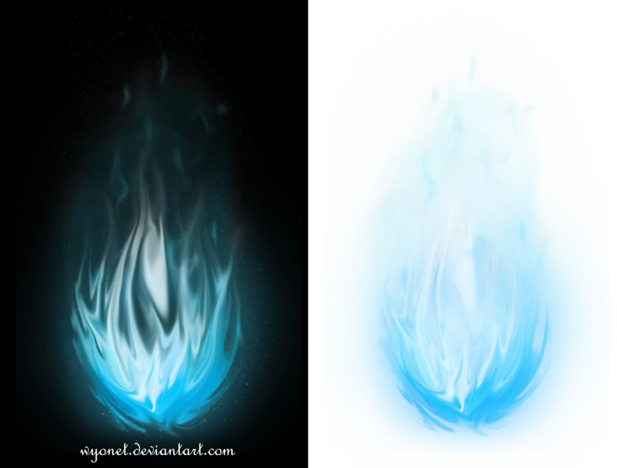 Blue Fire Effect Png - Blue Flame Ball Png (900x682), Png Download