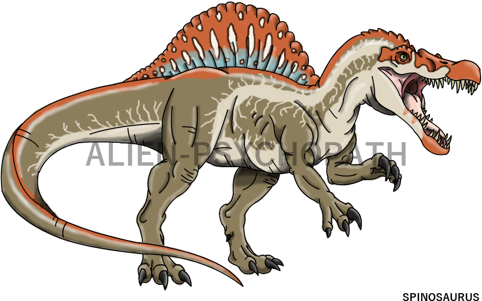 Don't Use, Steal, Copy, Trace, Use As Base, For Rp, - Jurassic Park Spinosaurus Drawing (986x638), Png Download