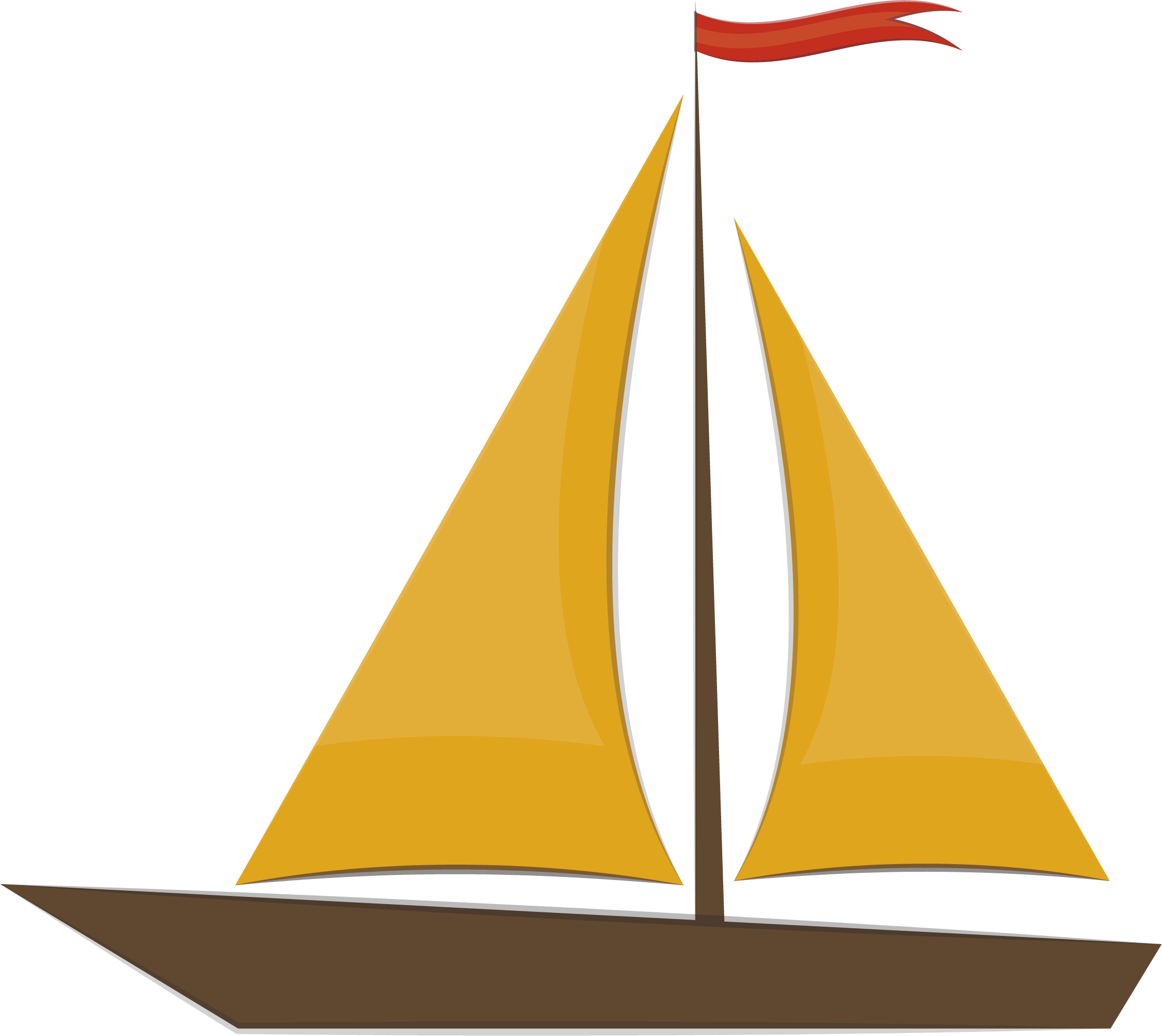 Sailing Ship Clipart Egg - Boat Illustrator Png (2264x2019), Png Download