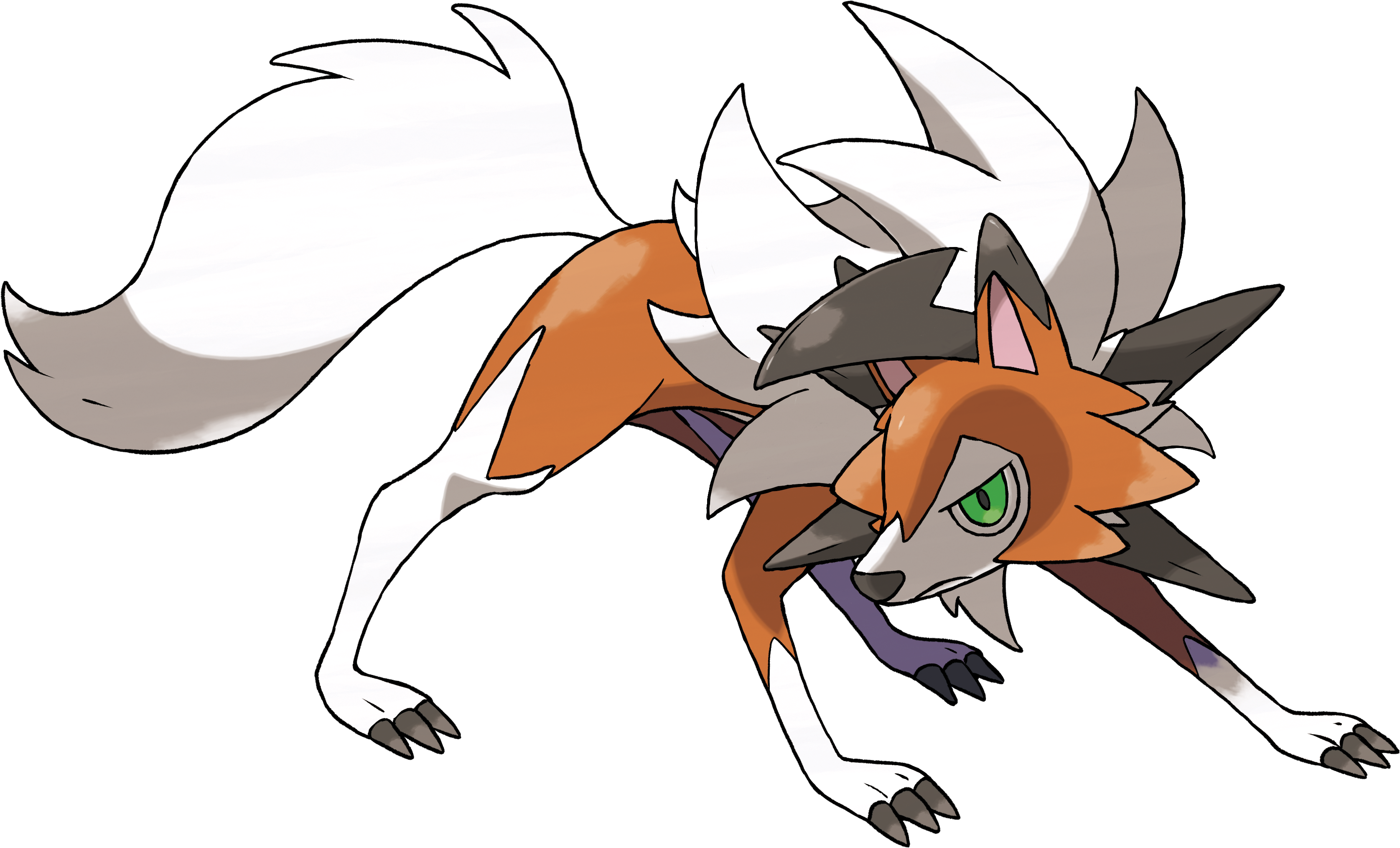 Now, Although The Story Hasn't That Changed Much, The - Pokemon Dusk Form Lycanroc (3707x2729), Png Download