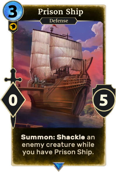 Prison Ship - The Elder Scrolls: Legends (409x663), Png Download