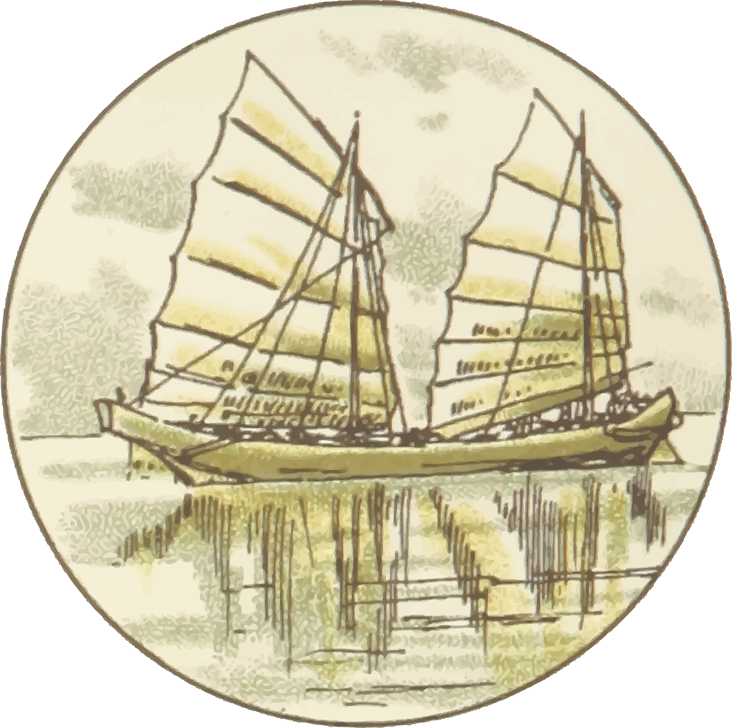 This Free Icons Png Design Of Sailing Ship 3 (2400x2386), Png Download