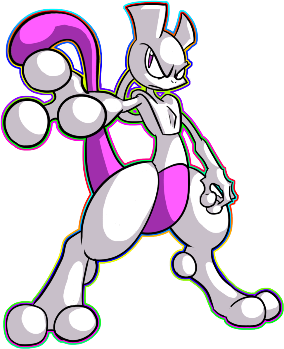Jpg Library Library Redo Ultimate Mewtwo By - Pokemon Ultimate (1024x1280), Png Download