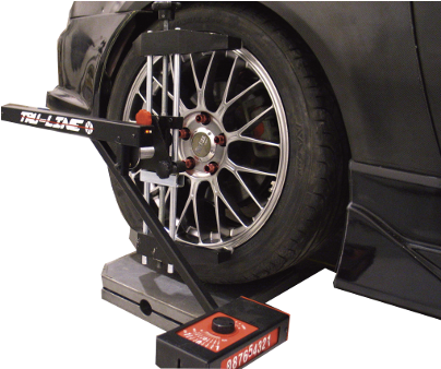 The Tr 12 Set Up Wheel Alignment System Evolved From - Portable Wheel Alignment Machine (450x338), Png Download