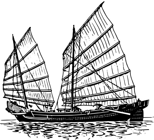 How To Set Use Junk Ship Svg Vector (600x546), Png Download