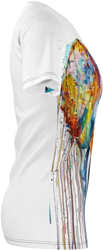 Watercolor Elephant Women's T-shirt - Illustration (1024x1024), Png Download