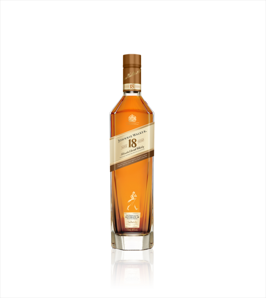 Johnnie Walker 18 Year Old - Johnnie Walker 18 Years Blended Scotch Whisky (915x1024), Png Download