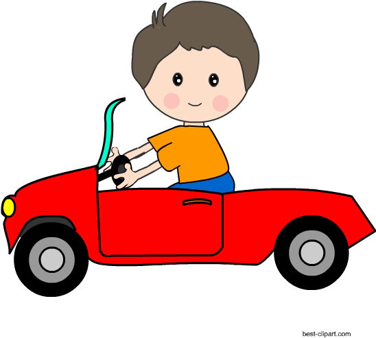 Download Kid Driving A Red Car Clipart - Car Png Clipart PNG Image with No  Background 