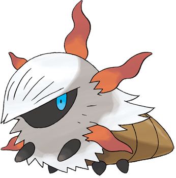 Mewtwo - Pokemon Larvesta (346x350), Png Download