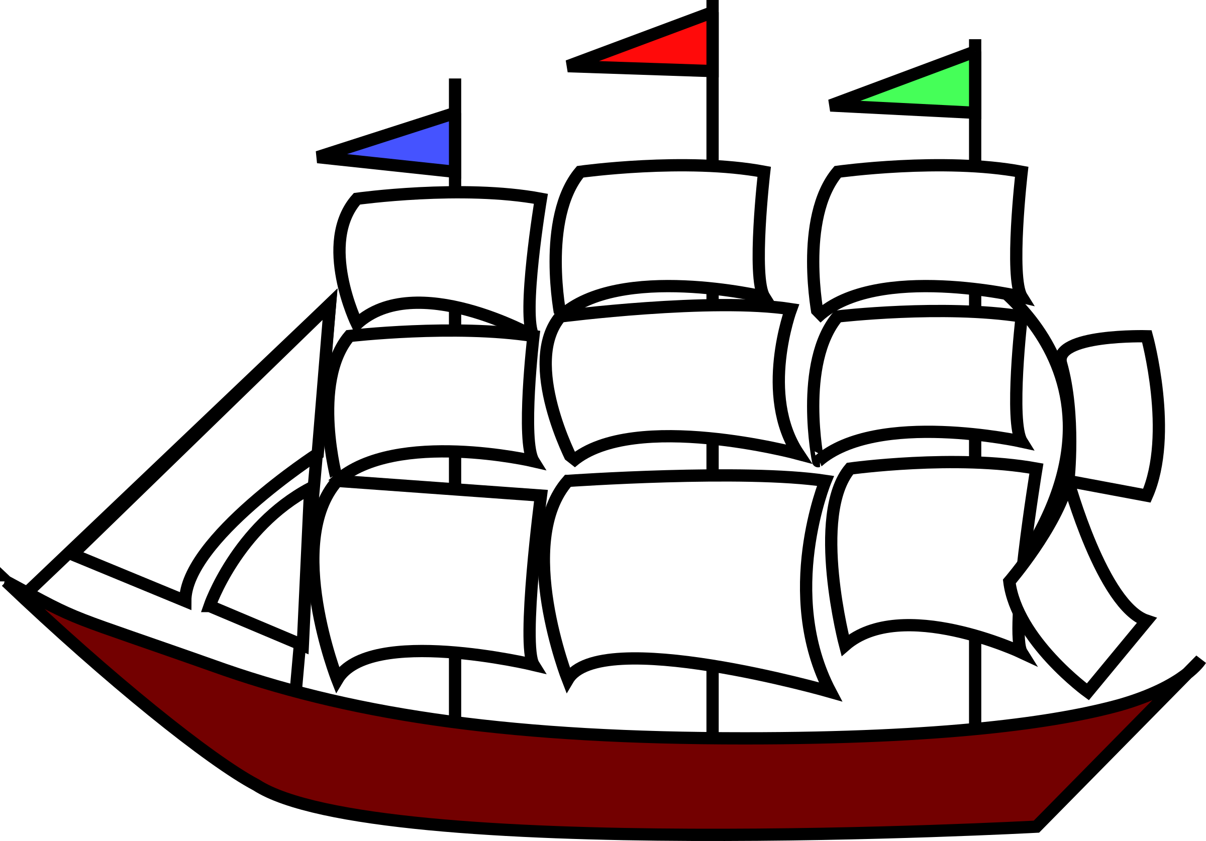 This Free Icons Png Design Of Sailing Ship 11 (2400x1674), Png Download