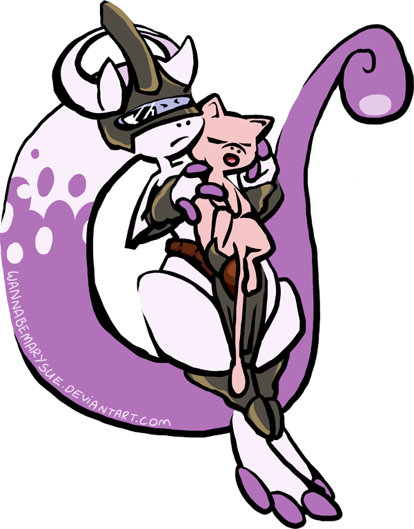 Image Freeuse Stock Beerus Drawing Mewtwo Vs Mew - Pokemon Mew Comic (600x767), Png Download
