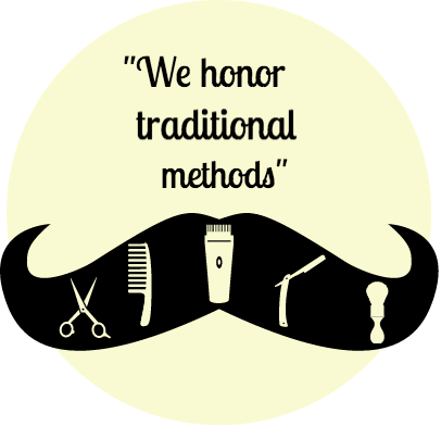 Los Angeles Barbershop And Salon - Circle (406x392), Png Download