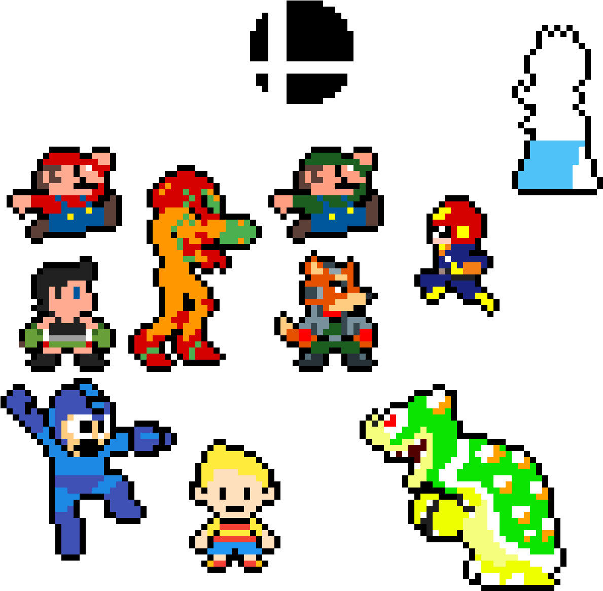 Super Smash Bros (1200x1200), Png Download