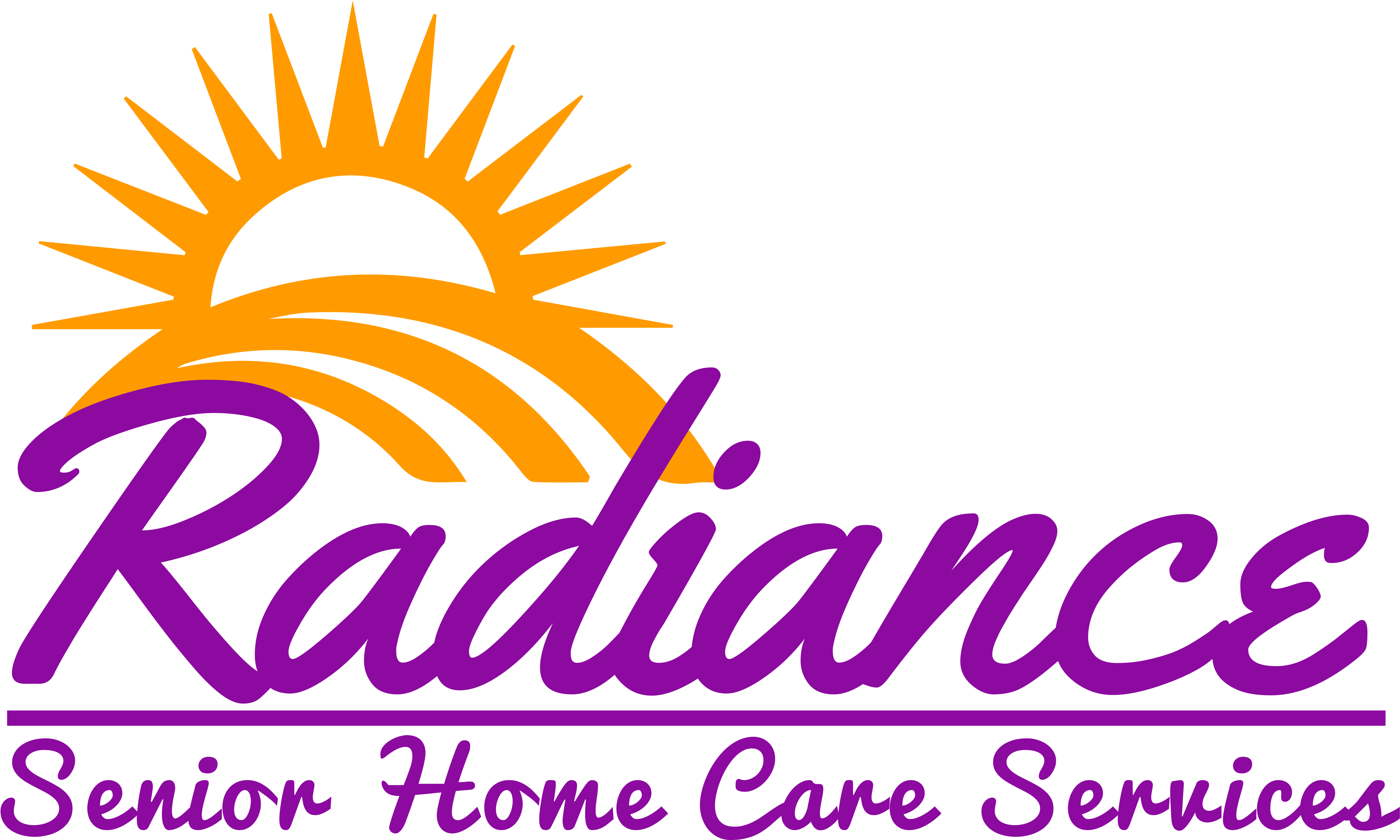 Radiance Senior Home Care Services (5000x3297), Png Download