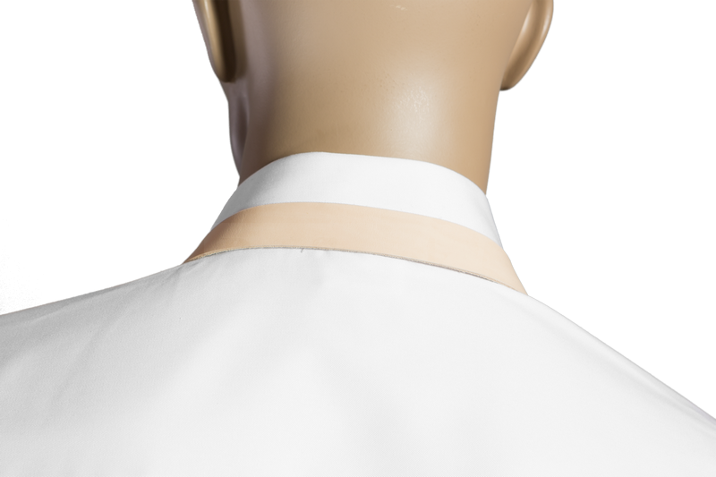 Denim Apron With Leather Straps (800x533), Png Download