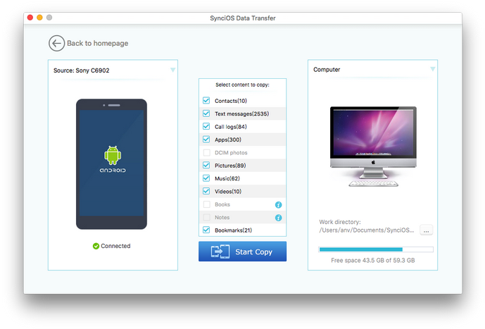 Backup Android Contacts To Mac (700x476), Png Download