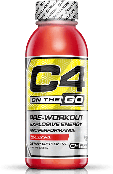 C4 On The Go Rtd Pre-workout Explosive Energy And Performance (600x600), Png Download