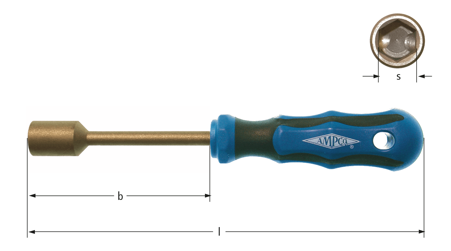 Hex Nut Driver (1525x850), Png Download