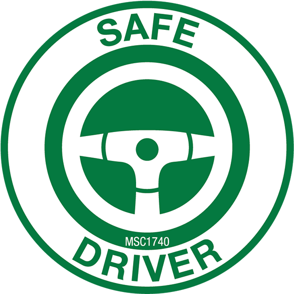 Safe Driver Hard Hat Emblem (600x600), Png Download