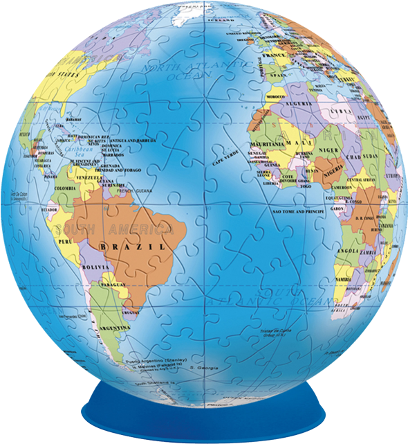 Lifestyle 3d Puzzle Sphere (640x640), Png Download