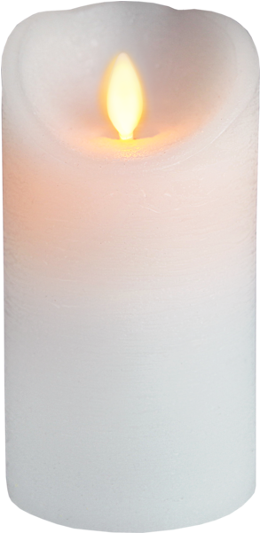 Led Pillar Candle Twinkle (600x600), Png Download