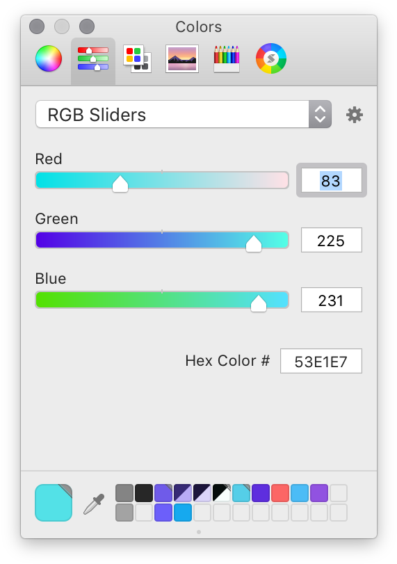 Macos Color Picker (580x820), Png Download