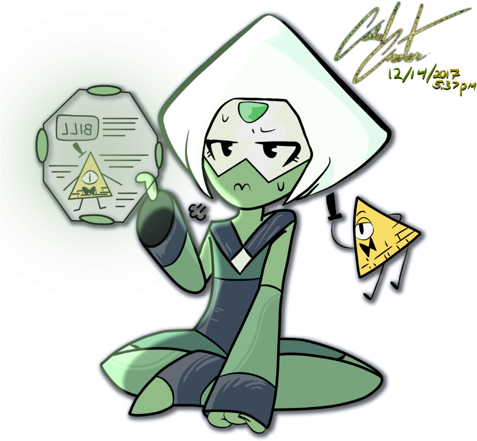 Transparent Peridot Bill Cipher (960x960), Png Download