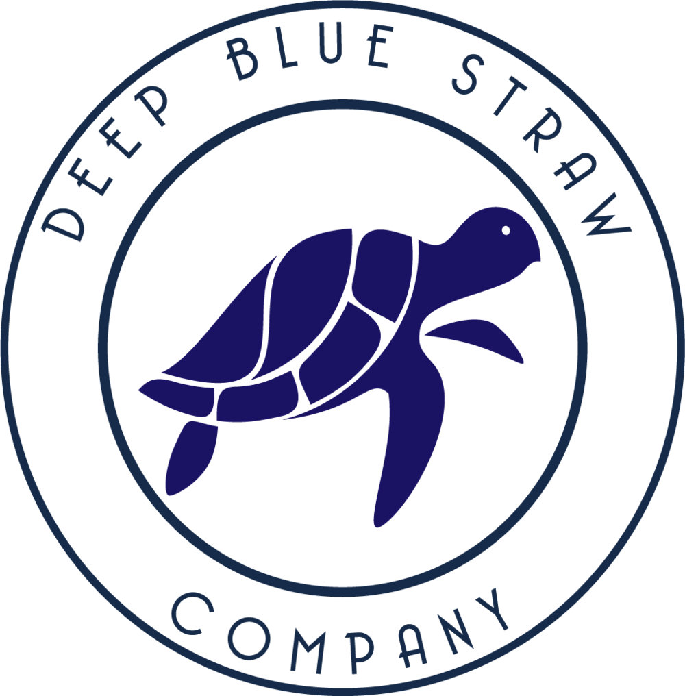 Logo Deep Blue Straw Transparent Background (1000x1016), Png Download