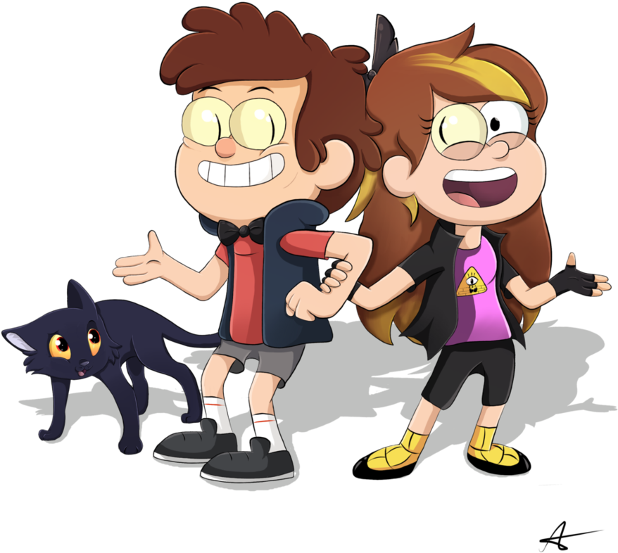 Gravity Falls,фэндомы,gf Персонажи,mabel Pines,bipper,gf (894x894), Png Download