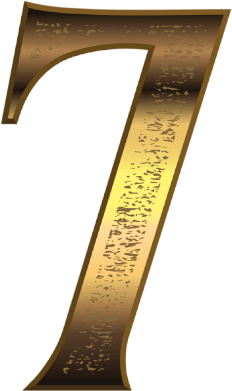 Free Png Old Gold Number Seven Png Images Transparent (480x800), Png Download