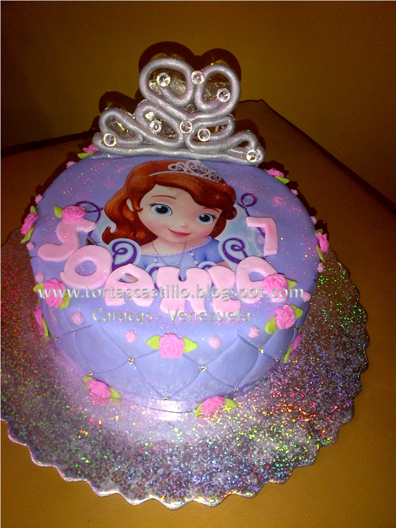 Torta Princesa Sofia Decoracion Design Bild (1069x1065), Png Download
