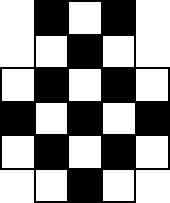 A 1×2 1 × 2 Domino Would Have A Similar Coloring 1 (609x719), Png Download
