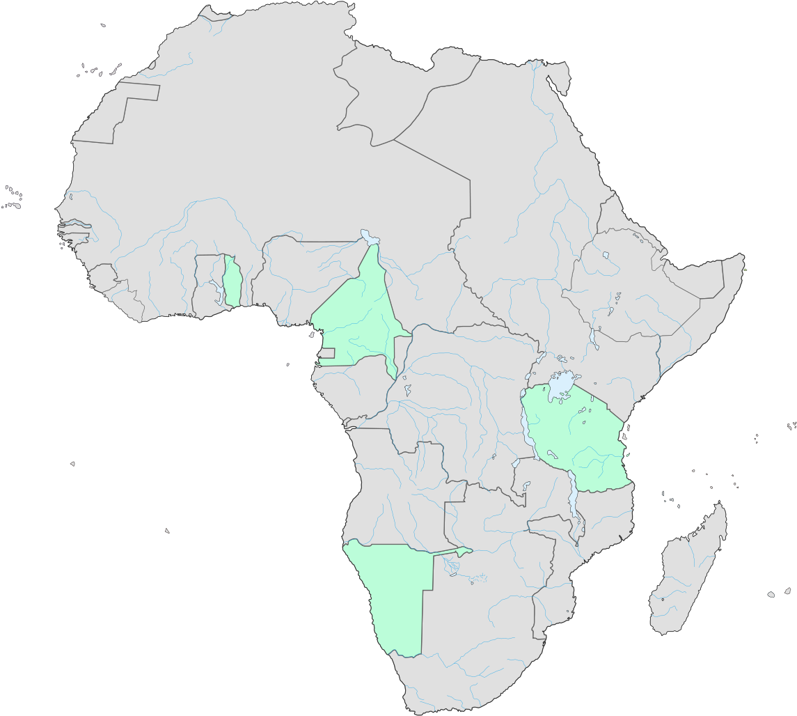 Africa Map Png (1200x1118), Png Download