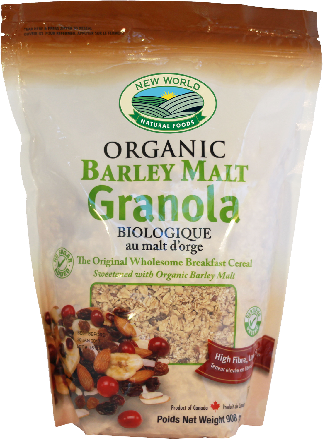Barley Malt Granola, Organic (1310x1964), Png Download