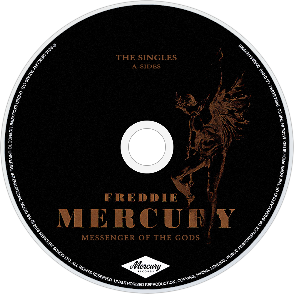 Freddie Mercury Messenger Of The Gods (1000x1000), Png Download