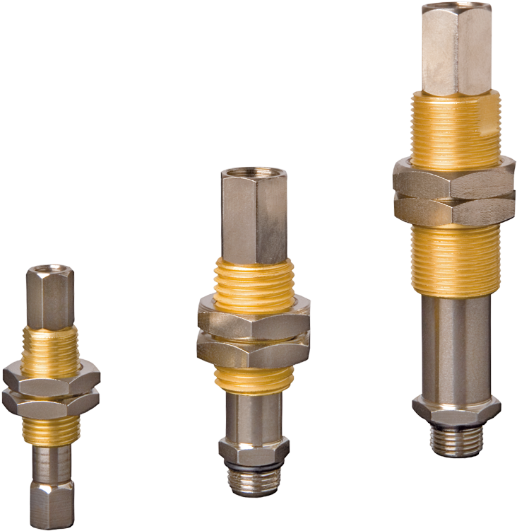 Suspensions With Internal Spring And Threaded Connection (800x800), Png Download