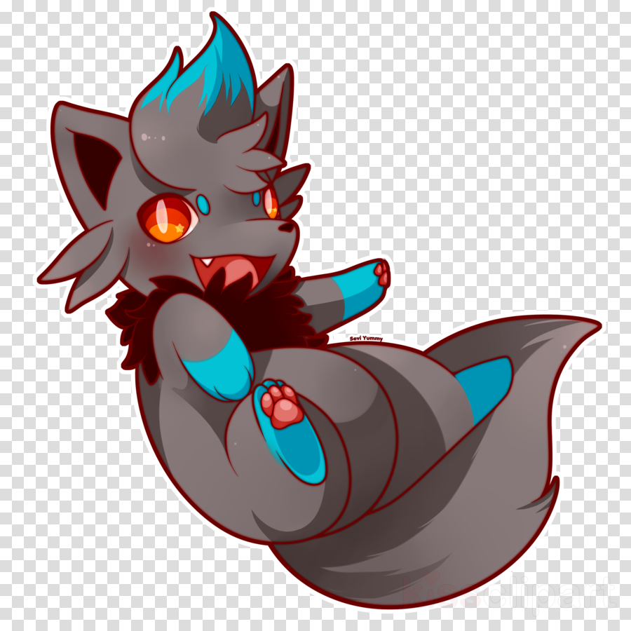 Cute Shiny Zorua Clipart Pikachu Zorua Pokémon (900x900), Png Download