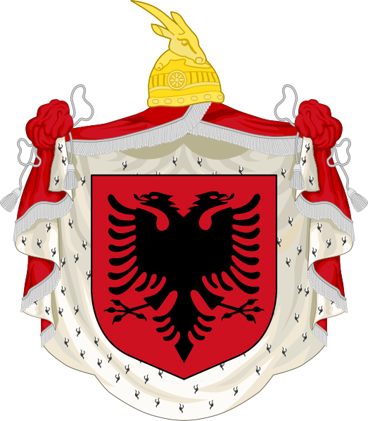 Coa Albanian Kingdom (523x599), Png Download