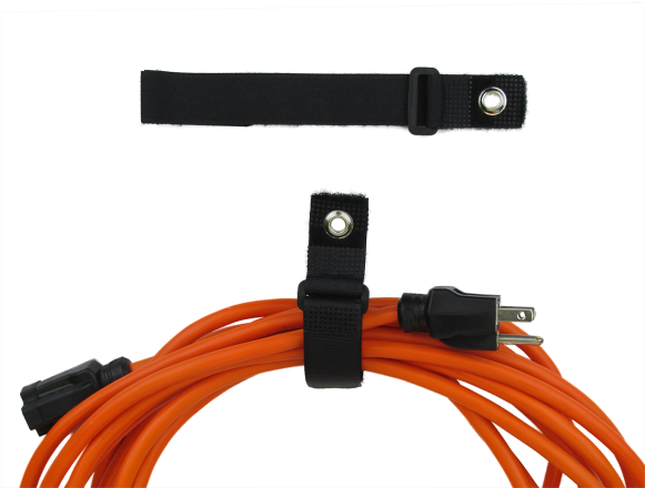 1" Wall Mount Strap With Grommet (580x580), Png Download