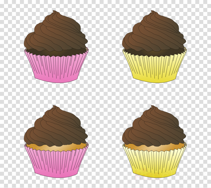 Chocolate Cupcake Png Clipart Cupcake Frosting & Icing (900x800), Png Download