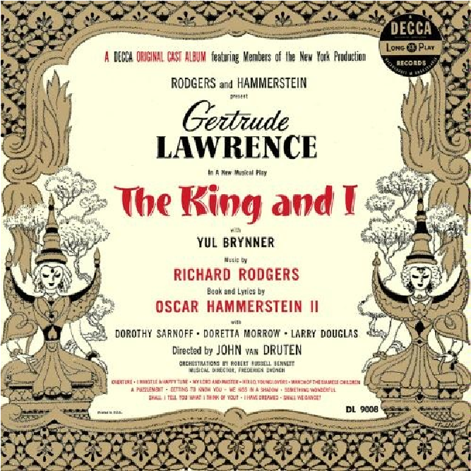 King And I Cd- A Decca Broadway Original Cast Album (800x800), Png Download