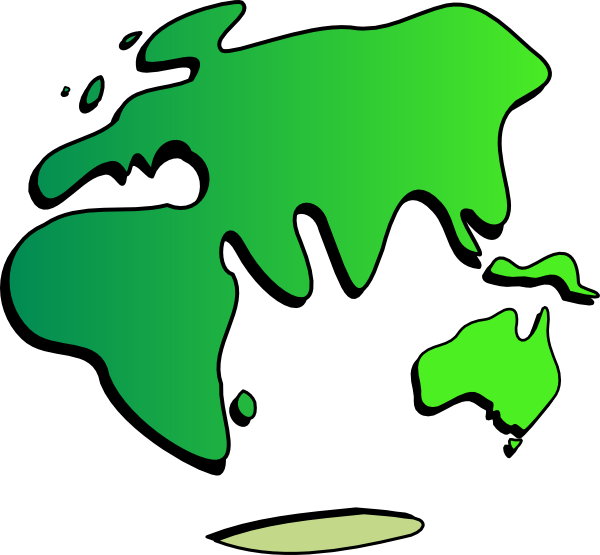 Earth Map Png (600x555), Png Download