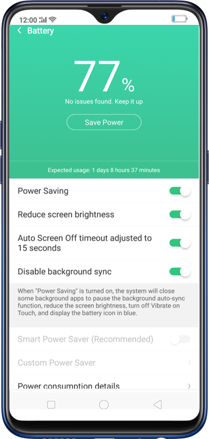 It Will Also Reduce Screen Brightness, Turn Off Vibrate, (430x900), Png Download