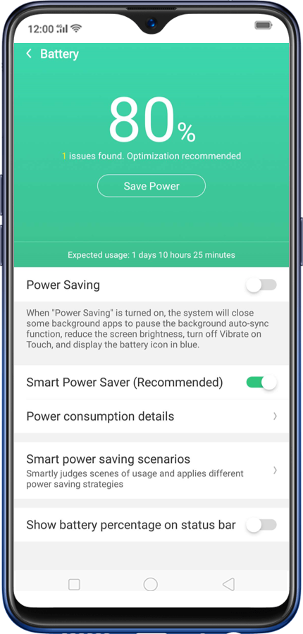 Custom Power Saver (430x900), Png Download