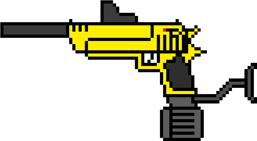 Golden Modified Desert Eagle (940x540), Png Download