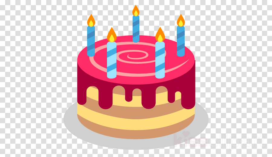 Birthday Cake Emoji Clipart Birthday Cake Emoji (900x520), Png Download